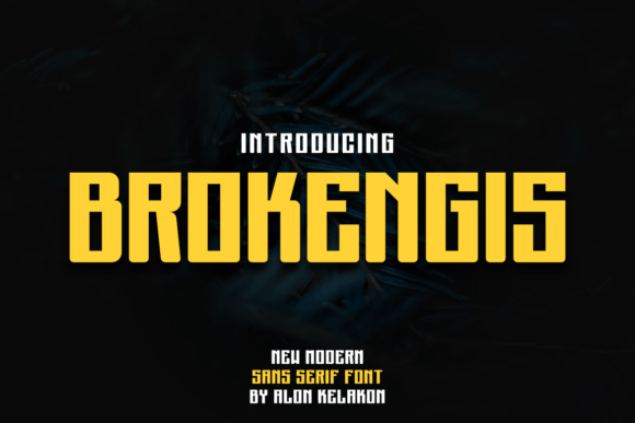 Brokengis: The Modern Display Font That Elevates Your Creative Projects