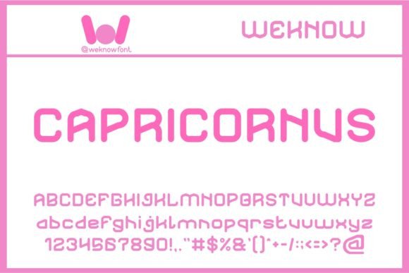 Capricornus: A Futuristic Font for Modern Creativity