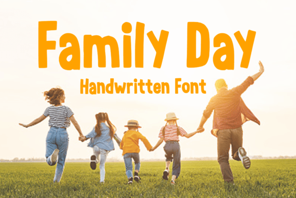 Celebrate Family Day with a Unique Display Font