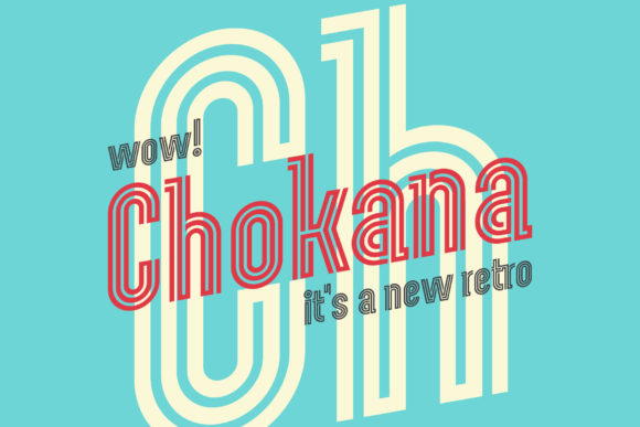 Chokana: A Nostalgic Font for Captivating Retro Designs