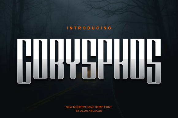 Corysphos: A Modern Display Font for Creative Professionals