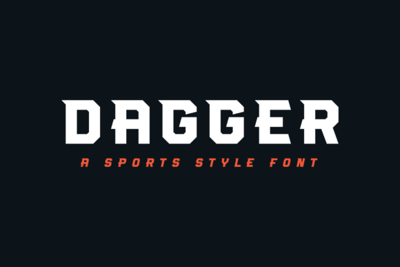 Dagger: A Font That Cuts Through the Noise in Sports and Design