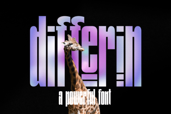 Differin: A Modern Display Font with a Retro Edge