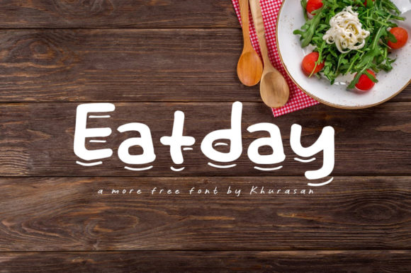 Eatday: A Modern Display Font for Bold Design Statements