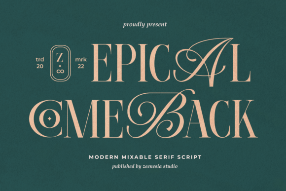 Epical Comeback: A Font That Bridges Modernity and Tradition in Design