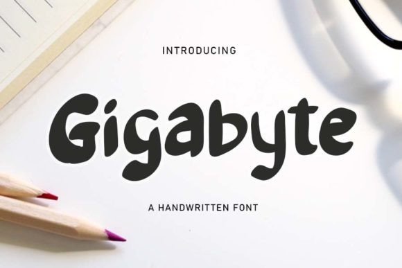 Gigabyte: A Versatile Display Font for Creative Expression