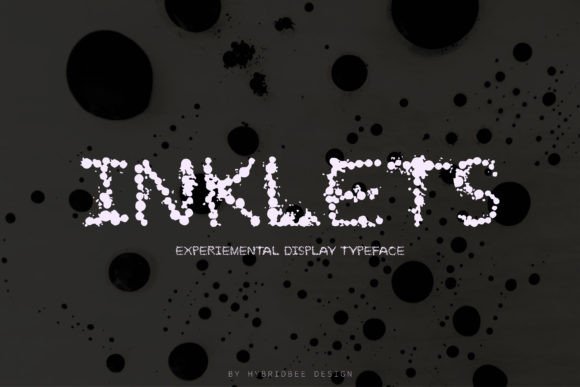 Inklets: A Playful Display Font for Creative Expression