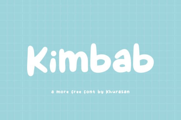 Kimbab: A Modern Display Font for Impactful Design Projects