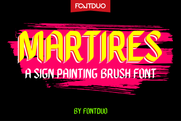Martires: A Display Typeface Inspired by Filipino Sign Painting