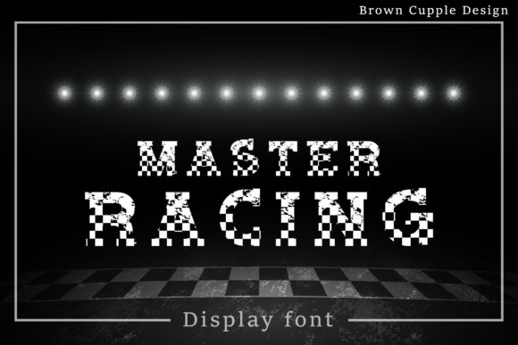 Master Racing: A Bold Display Font for Creative Projects