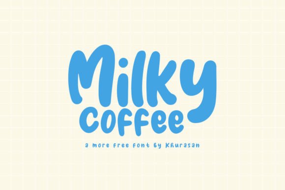 Milky Coffee: The Modern Display Font for Bold Design Projects