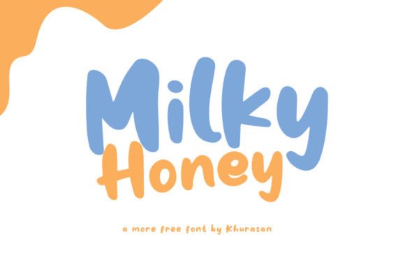 Milky Honey: A Modern Display Font for Creative Projects
