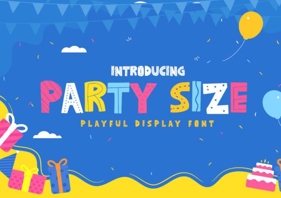 Party Size: A Whimsical Font for Creative Expression
