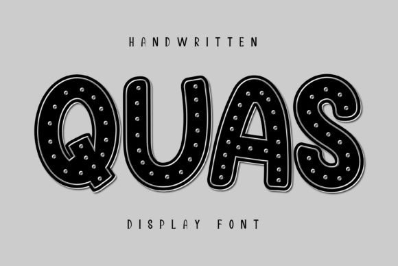 Quas Font: Bold and Quirky Typography for Impactful Designs