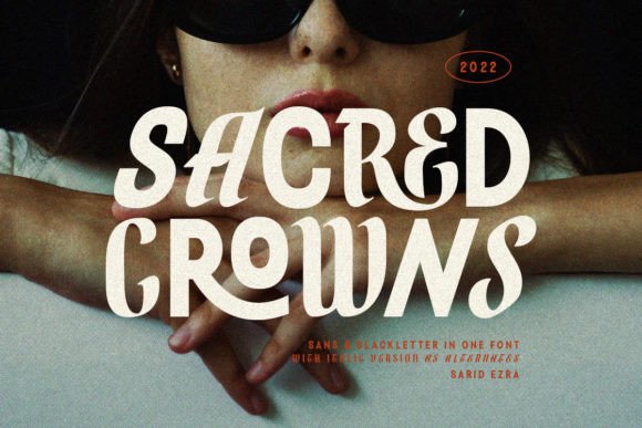 Sacred Crowns: A Unique Typeface for Strategic Branding and Creative Impact