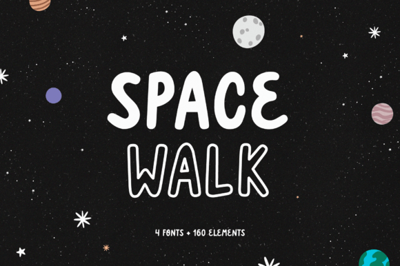 Space Walk: A Fun Font for Creative Designs