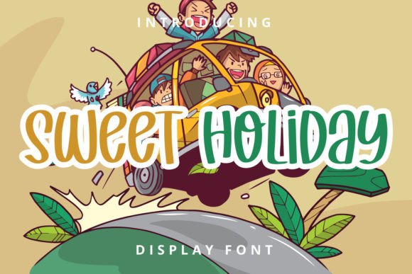 Sweet Holiday: A Playful Display Font for Eye-Catching Designs